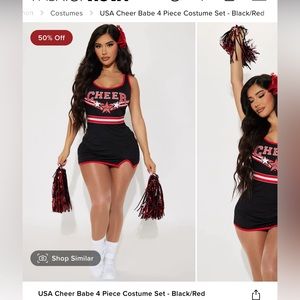 USA Cheer Babe Costume (Cheerleader Costume)